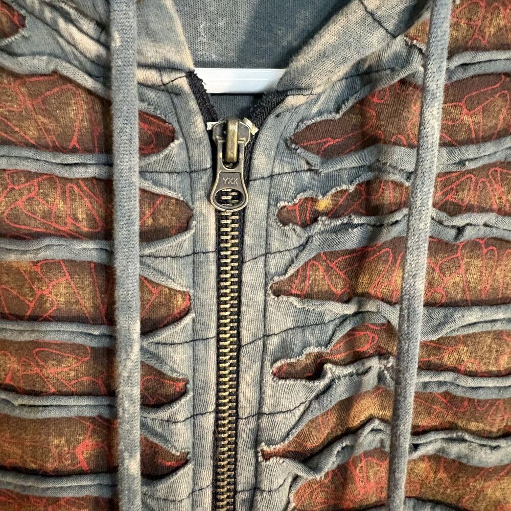 Rising International Fullzip Patchwork Hooded Jac… - image 5